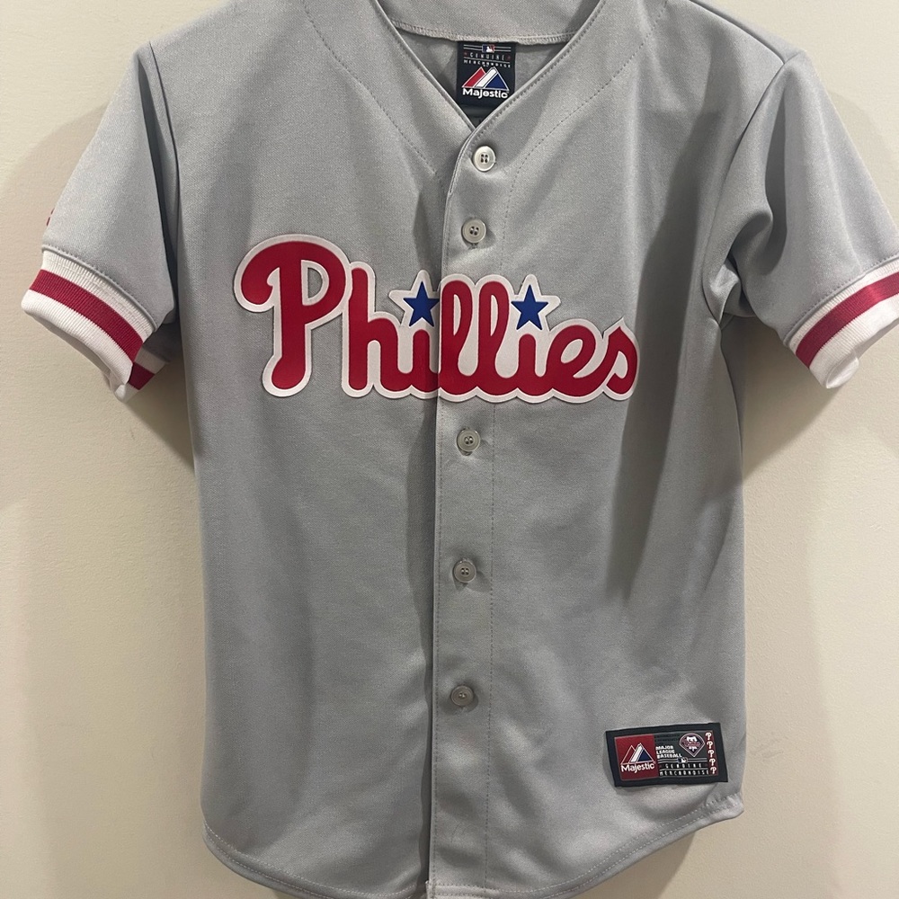 Philadelphia Phillies Vintage Majestic Youth Jersey Sz M